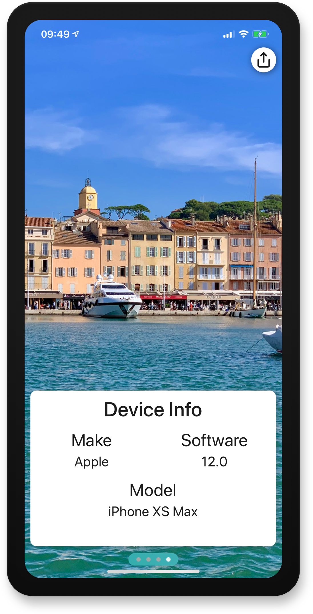 Metadata App Image Device Data Screenshot